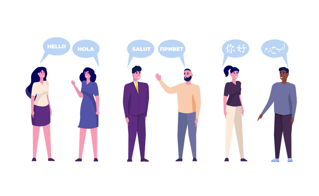 saying hello in different languages